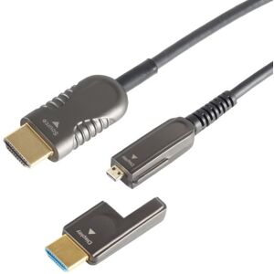 Optisk Hybrid Hdmi Kabel Sæt - 4k - 60hz - 7.5 M