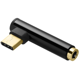 Usb-C Til 3.5 Mm Adapter - Alu - Sort