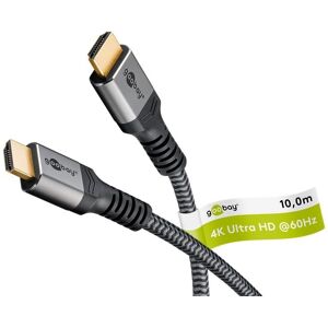 Goobay High Speed Hdmi 2.0 Kabel - 4k/60hz - 10 M - Grå