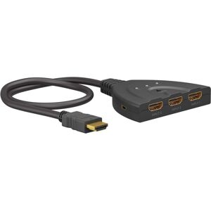 Goobay Hdmi Switch 3 Til 1 - 4k/60hz - Sort