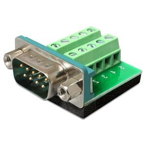 DeLOCK Terminal Block Adapter - Seriel 9 Pin Han Til Terminal Block