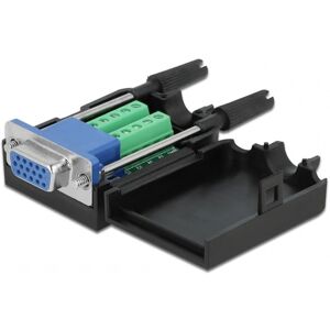 DeLOCK Terminal Block Adapter - Vga 15 Pin Hun Til Til Terminal Block