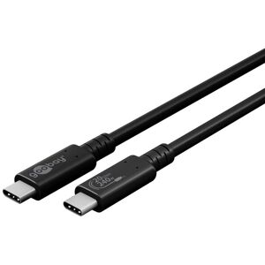 Goobay Usb4 Gen 2x2 (Usb-C) - 240w - Sort - 2 M