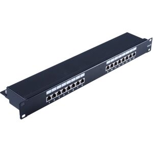 Skærmet Patch Panel - Cat6 - 16 Port