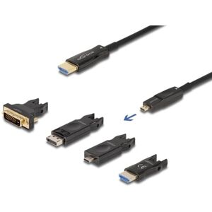 Delock Active Optical Hdmi 5-I-1 Kabel - 8k/60hz - 20 M