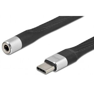 Delock Usb-C Til Fladt Minijack Kabel - 10 Cm