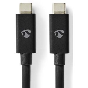 Nedis 3.2 Gen. 2x2 Usb-C Kabel - Sort - 2 M