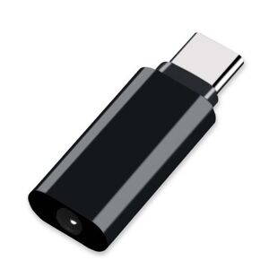 Usb-C Til 3.5 Mm Adapter - Mini Adapter - Sort