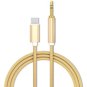 Usb-C Til 3.5 Mm Minijck Kabel - Guld - 1 M