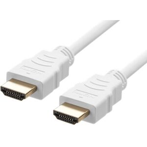 Deltaco Ultra High Speed Hdmi Kabel - 8k / 60hz - Hvid - 1 M