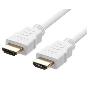 Deltaco Ultra High Speed Hdmi Kabel - 8k / 60hz - Hvid - 1 M