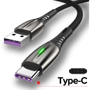 Usb-C 3.1 Til Usb-A Kabel - Fast Charging - 5a - Sort - 1 M