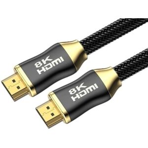 Hdmi 2.1 Uhd - 8k/60hz - Sort/guld - 1 M