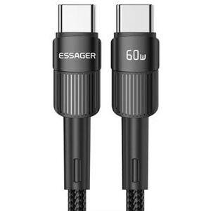 Usb-C Til Usb-C Kabel - Qc Pd 60w/3a - Sort - 1 M