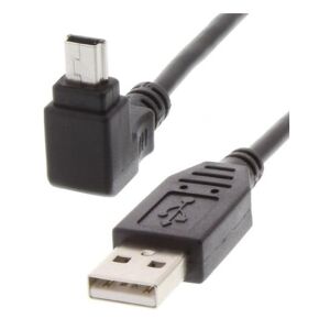 Usb Kabel 2.0 - Usb-A Han / 90° Vinklet Mini-B - 3 M