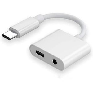 Usb-C Til Minijack Lyd Adapter - Hvid