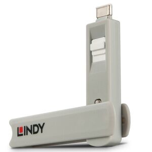 Lindy Usb-C 3.1 Pc Port Blocker - 4 Låse / 1 Nøgle - Hvid