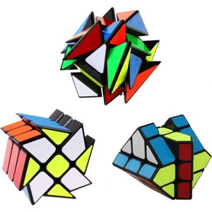 Speed Cube Sæt 3 Pack Magic Speed Cube Bundle 3x3x3 YJ Windmi