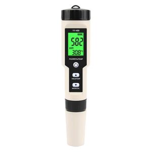 4 i 1 YY-400 PH/ORP/H2&TEM Meter Digital Hydrogen Ion Concentration Tester til akvarium, swimmingpool, baggrundsbelysning