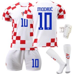 Croatia Home Størrelse 10 Modric Børne fodboldtrøje Kit H 26 kids