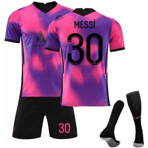 Fodboldsæt Fodboldtrøje Træningstrøje Messi kids 24(130-140cm)