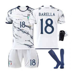23-24 sæson Europa Cup Italiensk udebane nr. 6 Verratti trøje outfit NO.18 BARELLA L
