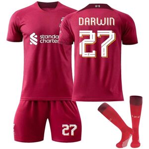 Darwin Nunez #27 Jersey Liverpool 22/23 Fodboldtrøjesæt V7 XS