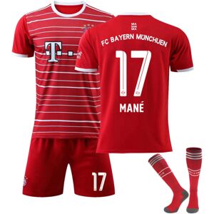 FC Bayern Munich Mane #17 Fodboldtrøje Fodbold Sportstøj L