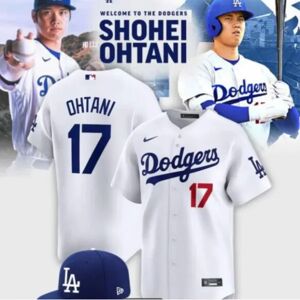 brand Shohei Ohtani DODGERS hjemmebanetrøje til mænd med begrænset spiller - alle syet XL