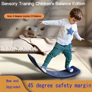 Gymnastic Balance Træningsenhed Arc Rocking Board blue (Small size can bear 60 pounds)