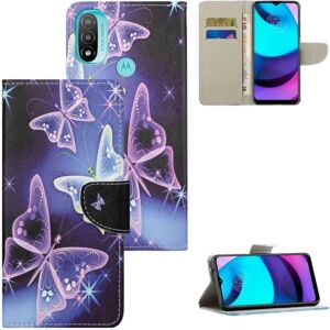 Generic Wonderland Motorola Moto E30 / E20 / E40 Flip Etui - Sparkling S Purple