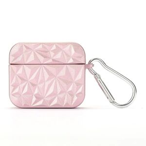 Generic AirPods 3 diamond style case with buckle - Pink Pink