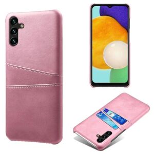 Generic Dual Card Etui Samsung Galaxy A14 - Rødguld Pink