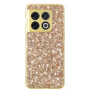 Generic Glitter OnePlus 10T / Ace Pro Etui - Guld Gold