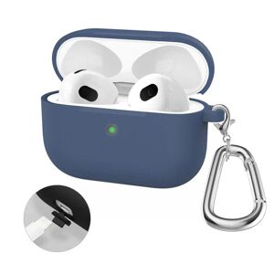 Generic HAT-PRINCE AirPods Pro 2 silicone case with carabiner - Dark Blu Blue