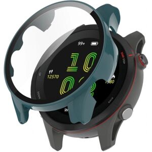 Generic Garmin Forerunner 255 cover med skærmbeskyttelse af hærdet glas Green