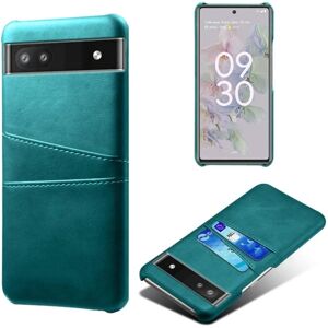 Generic Dual Card Google Pixel 6a cover - Grøn Green