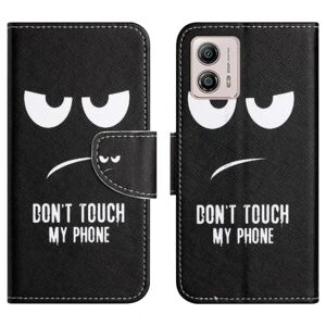 Generic Wonderland Motorola Moto G23 / G13 / G53 Flip Etui - Don't Touch Black