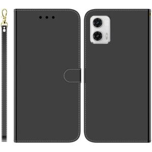 Generic Mirror Motorola Moto G73 Flip Etui - Sort Black