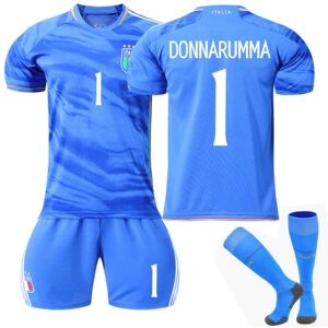 Italien hjemmebanetrøje 2023/24 Donnarumma #1 Fodboldtrøje vY 28(150160CM)