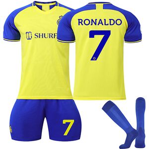 2223 Al-Nassr FC Saudi Arabien Liga Hjemmetrøjer Cristiano Ronaldo No.7 Fodboldtrøje Pack V M