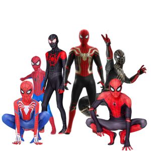 Børne/voksen Spider-man Cosplay Cosplay Jumpsuit 190 CM -1 180 CM