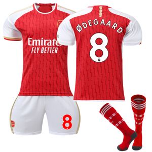 23-24 Arsenal hjemmefodboldtrøje til børn Nr - 8 ØDEGAARD 6-7 years