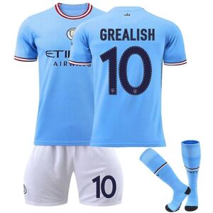 Manchester City Champions League Jack Grealish fodboldtrøje vY 24