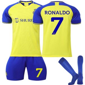 Børnefodboldtøj C RONALDO i Al-Nassr FC Trianing Apparal. Children 28#