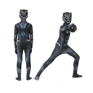 Børn dreng Black Panther kostume Superhelte Cosplay festkjole 125-135 cm Z 115-125cm