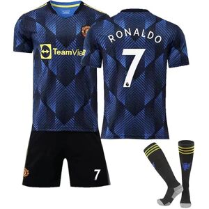 United Cristiano Ronaldo #7 Cr7 21-22 Manchester fodbold lejesæt - S