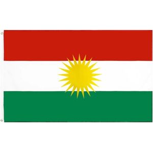 90x150cm Kurdisk Kurdistan hængende og baner trykt hjemmeflag til dekoration