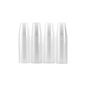 Klare plastikkopper - 14 oz. 2 stk - stive engangsglas -