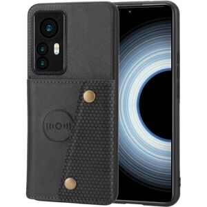 Floveme Xiaomi Mi 12T Pro - Praktisk cover med kortrum Svart